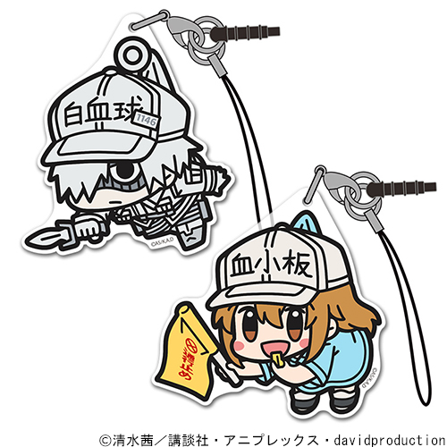 アクリルつままれキーホルダー白血球 (好中球)・血小板